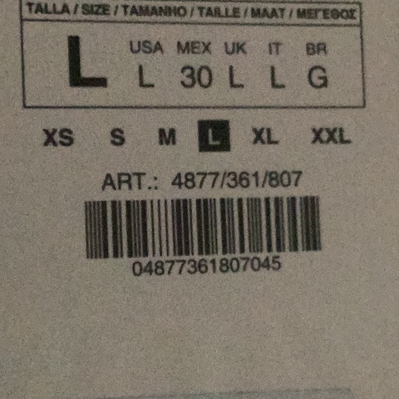 Raw hem Slate gray Joggers - Picture 3 of 3